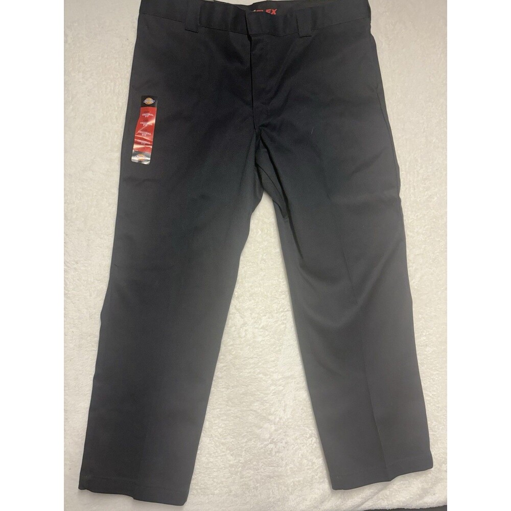 Dickies 874 Men’s Flex Work Pants - Black, Size 42/30 0112 - Picture 2 of 12